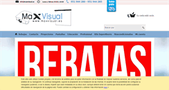 Desktop Screenshot of maxvisual.es